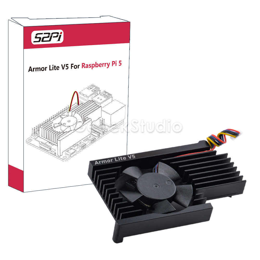 Pi 5 Case - Dissipateur thermique CNC en alliage d'aluminium