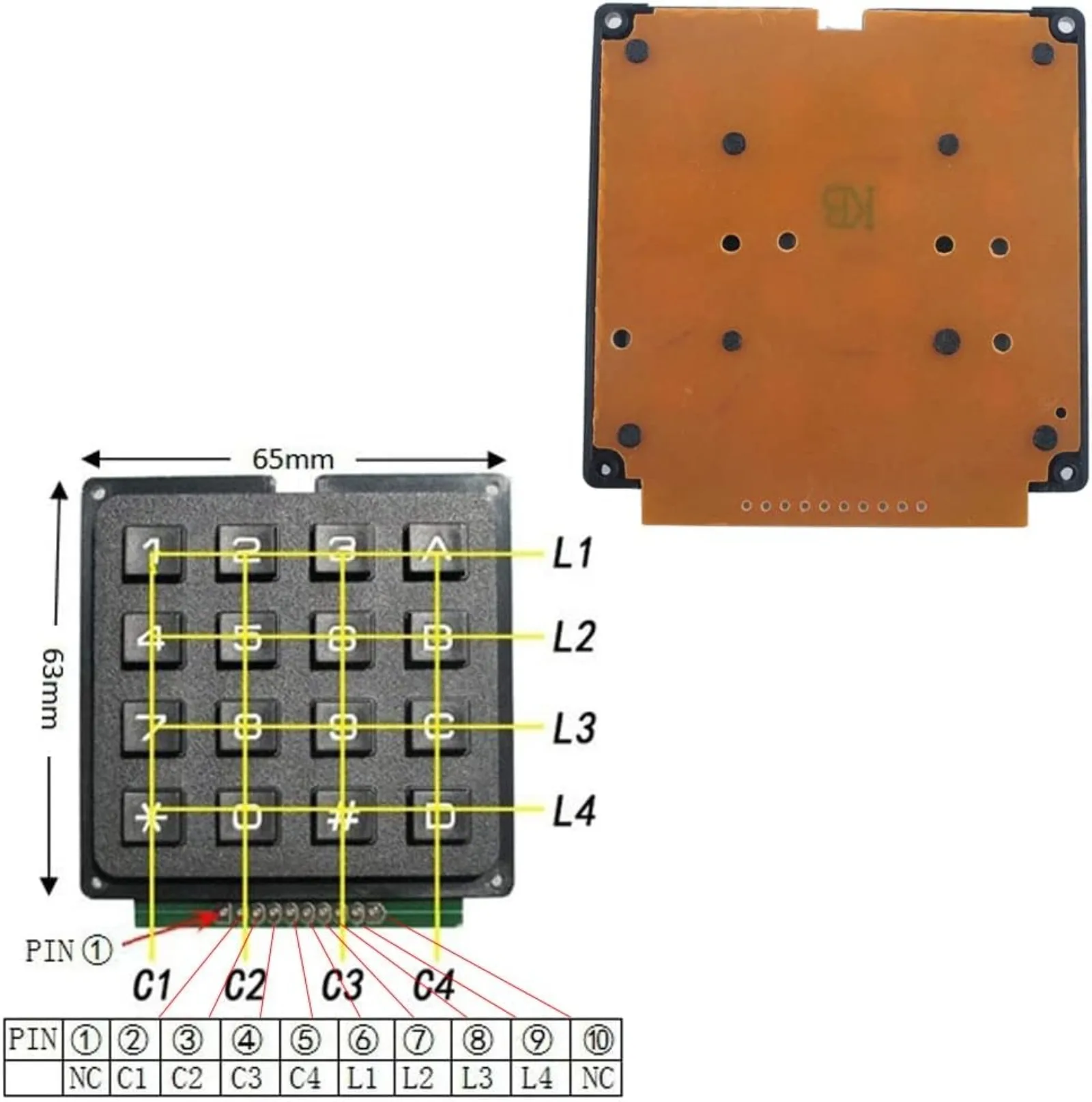 Clavier à membrane matricielle - Arduino Kit avis et prix