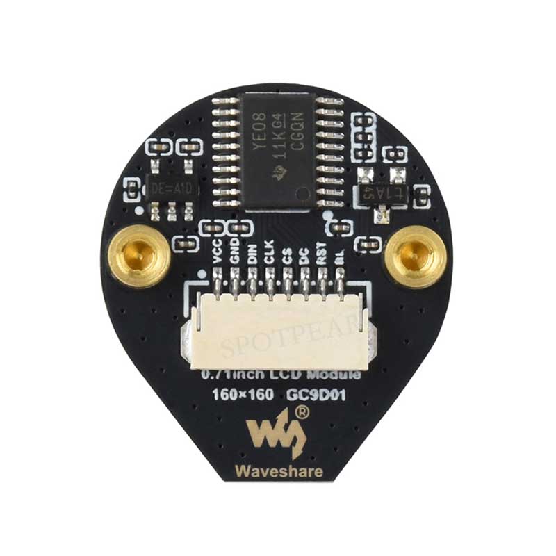 Waveshare-Écran LCD rond à dou - Pi Display avis et prix