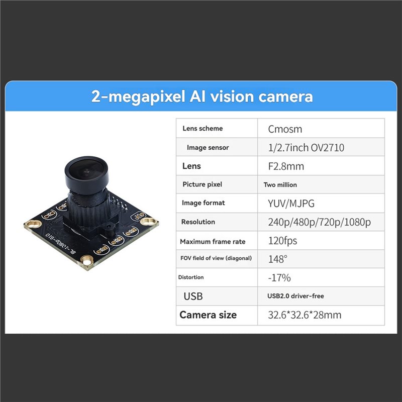 Module de caméra USB A98Z 2MP  - Pi Camera Module avis et prix