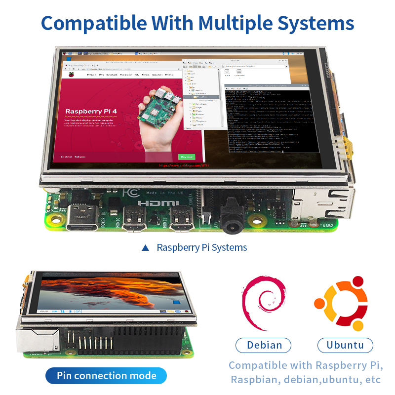 Écran tactile Raspberry Pi 4 d - Pi Cooler avis et prix