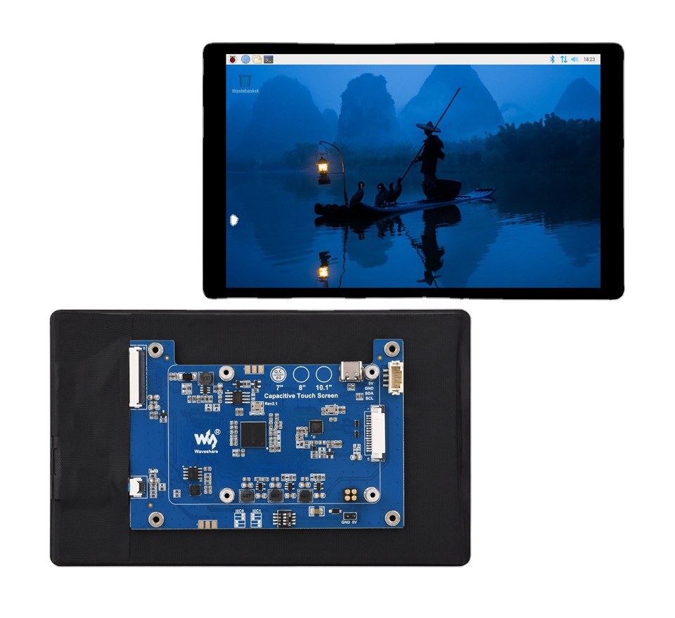 Écran tactile capacitif Wavesh - Pi Display avis et prix